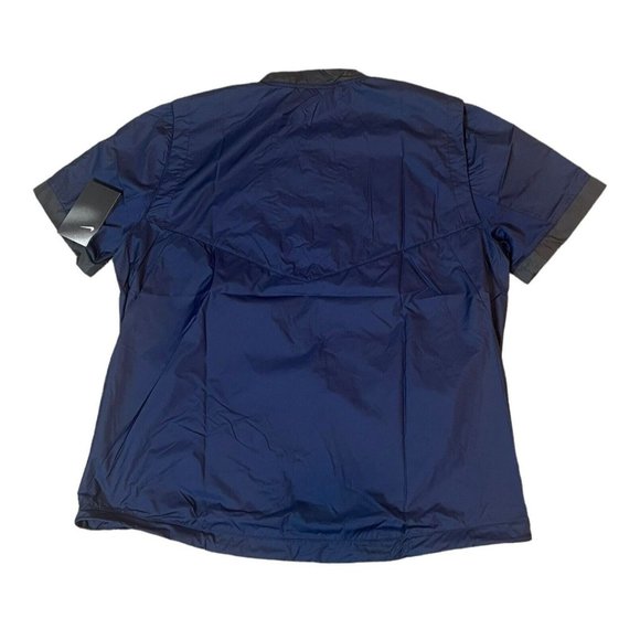 Nike Dri-Fit Women's SS Softball Woven Wind Shirt Blue Size M AV6696-419 - Picture 4 of 5